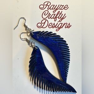Wood earrings